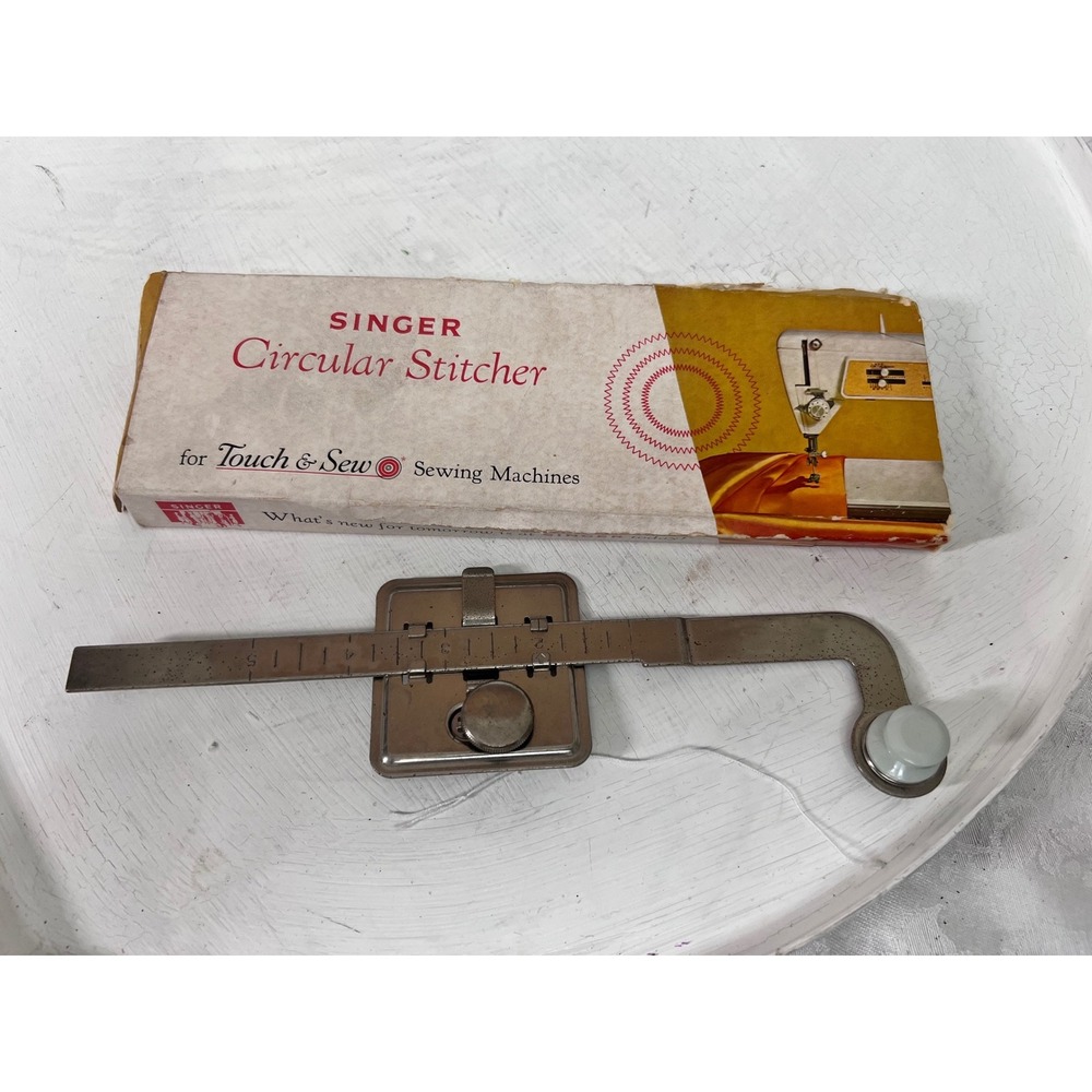 Vintage Singer Circular Stitcher for Touch & Sew Sewing Machines with Box